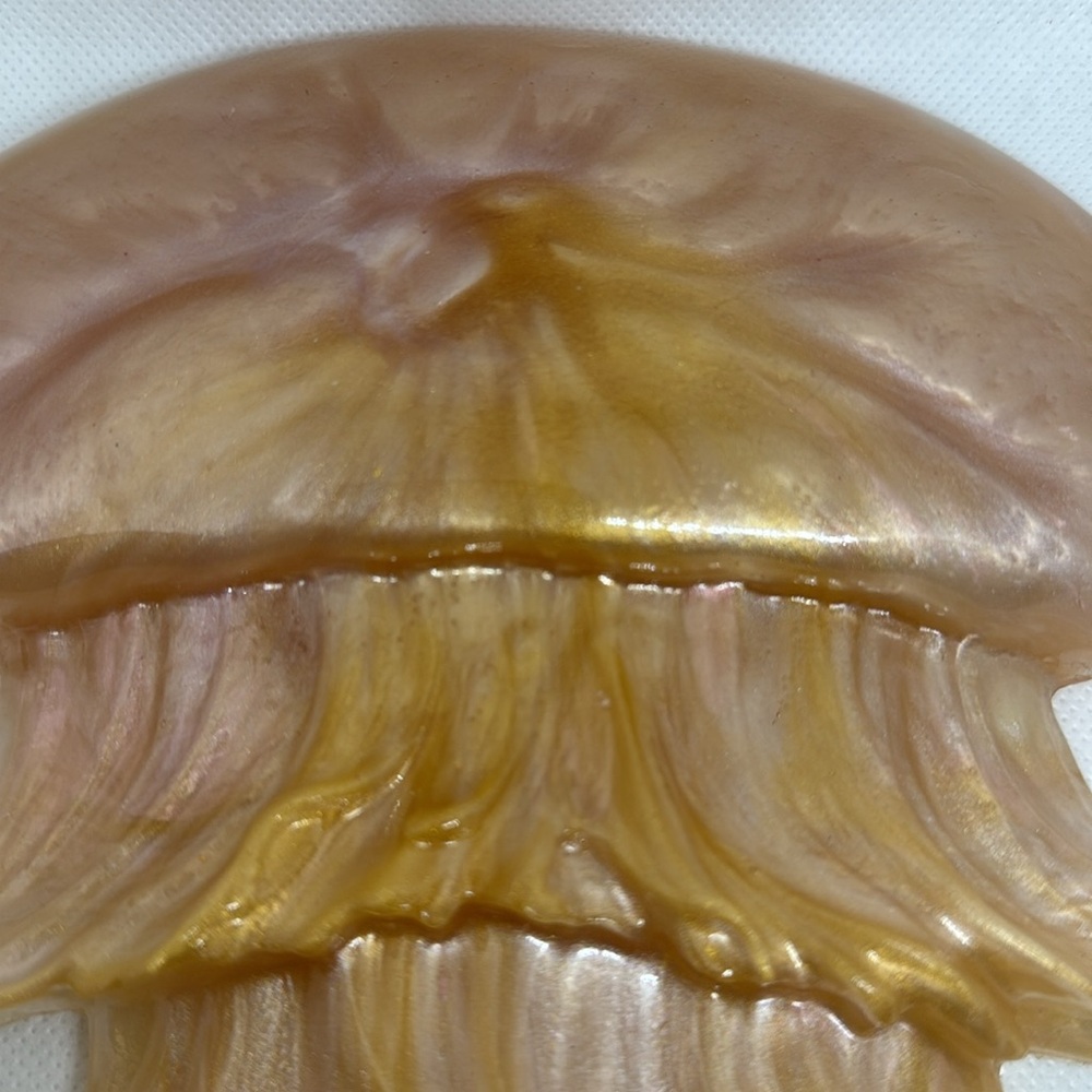 Elegant Gold Jellyfish Art Sculpture - Picture 17 of 17
